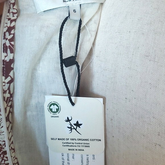 NWT SEA PRIYA PRINTED ORGANIC COTTON ROMPER SIZE 6 - Picture 11 of 16